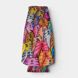 Katzen 05 Flasche Cooler Flaschenkühler