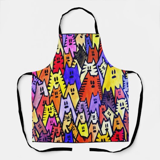 Katzen 07 Schürze (Vorderseite)
