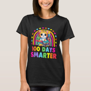 Katzen 100. Schullehrer 100 Tage klüger T-Shirt