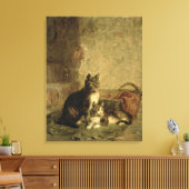 Katzen, 1883 leinwanddruck (Insitu (Wohnzimmer))