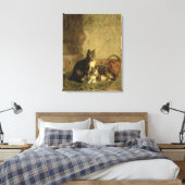 Katzen, 1883 leinwanddruck (Insitu (Schlafzimmer))