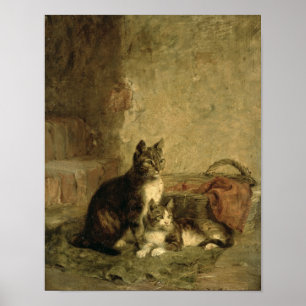 Katzen, 1883 poster