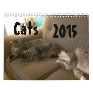 Katzen 2015 Marlowe, Peepers u. Gryphon Kalender