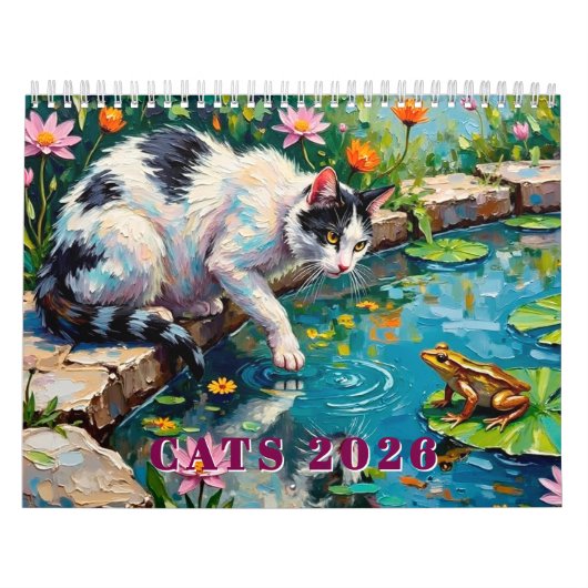 Katzen 2026 Kalender (Titelbild)