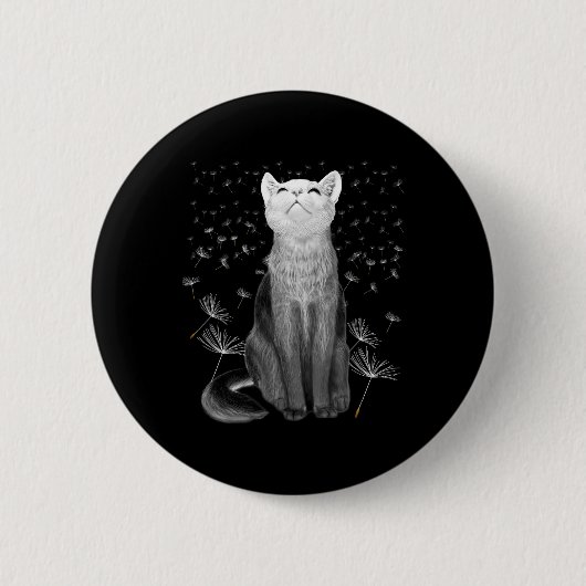 Katzen 365 Katzen 365 Katzenkatze Grafik Button (Vorderseite)