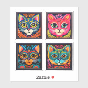 Katzen 4 aufkleber