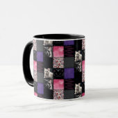 Katzen-a-Tonic Patchwork Cat-Tasse Tasse (Vorderseite Links)