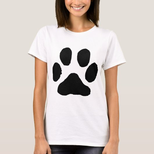Katzen-Abdruck T-Shirt (Vorderseite)