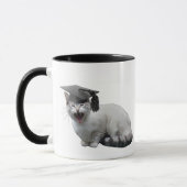 Katzen-Abschluss-Tasse Tasse (Links)