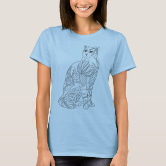 Katzen-Adobe-Illustrator T-Shirt