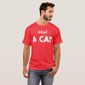 Katzen adoptiert T-Shirt (Vorne ganz)