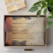 Katzen alarmieren, untersuchen, KI generiert, Seidenpapier (Geschenk)