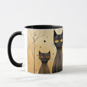 Katzen alarmieren, untersuchen, KI generiert, Tasse (Links)