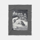 Katzen Albtraum, Louis Wain Fleecedecke (Vorderseite)