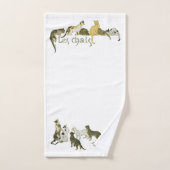 Katzen, Alexandre Steinlen Badhandtuch Set (Handtuch)