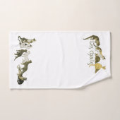 Katzen, Alexandre Steinlen Badhandtuch Set (Handtuch)