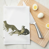 Katzen, Alexandre Steinlen Handtuch (Viertel Falte)