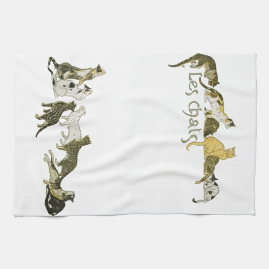 Katzen, Alexandre Steinlen Handtuch (Horizontal)