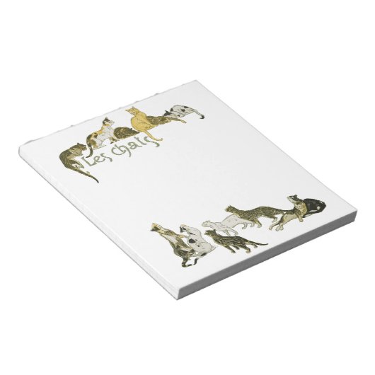 Katzen, Alexandre Steinlen Notizblock (angewinkelt)