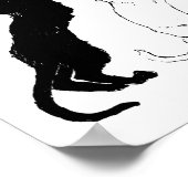 Katzen, Alexandre Steinlen Poster (Ecke)