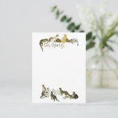 Katzen, Alexandre Steinlen Postkarte (Stehend Vorderseite)