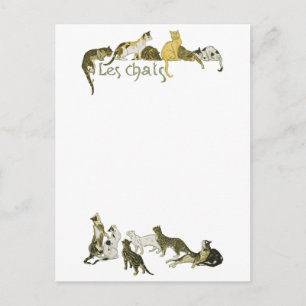 Katzen, Alexandre Steinlen Postkarte