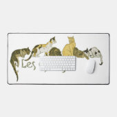 Katzen, Alexandre Steinlen Schreibtischunterlage (Tastatur & Maus)