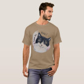 Katzen-Alibi-T-Shirt T-Shirt (Vorne ganz)