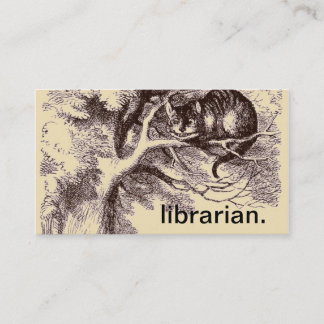 Katzen-Alice im Wunderland des Bibliothekar-| Visitenkarte