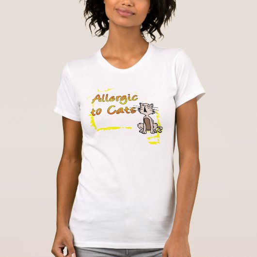Katzen-Allergie-wachsamer T - Shirt (Vorderseite)