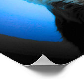 Katzen als Götter geworben - mit anonymem Zitat Poster (Ecke)