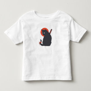 Katzen als Krieger Samurai - Wählen Sie die Hinte Kleinkind T-shirt