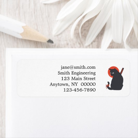 Katzen als Krieger Samurai - Wählen Sie die Hinter (Insitu)