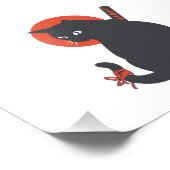 Katzen als Krieger Samurai - Wählen Sie die Hinter Fotodruck (Ecke)