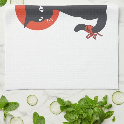 Katzen als Krieger Samurai - Wählen Sie die Hinter Geschirrtuch (Gefaltet)