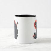 Katzen als Krieger Samurai - Wählen Sie die Hinter Tasse (Zentrum)