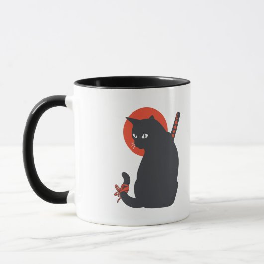 Katzen als Krieger Samurai - Wählen Sie die Hinter Tasse (Links)
