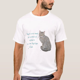 Katzen als Skulptur T-Shirt