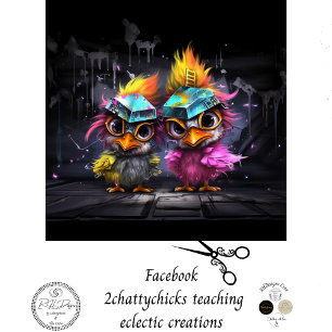 Katzen als trojanische Schwestern Seidenpapier