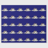 Katzen am Klavier Geschenkpapier (Flach)