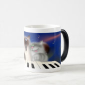 Katzen am Klavier Verwandlungstasse (VorderseiteRechts)