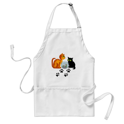 Katzen am Spiel Schürze (Vorne)
