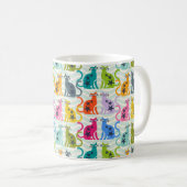 Katzen am Strand Kaffeetasse (VorderseiteRechts)