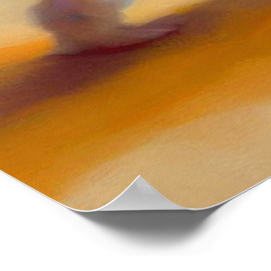 Katzen am Strand Poster (Ecke)