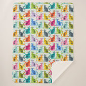 Katzen am Strand Sherpadecke (Vorderseite)