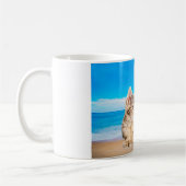 Katzen am Strand von Tropical Island Kaffeetasse (Links)