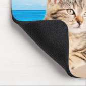 Katzen am Strand von Tropical Island Mousepad (Ecke)