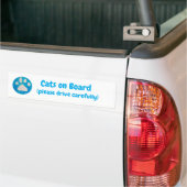 Katzen an Bord Autoaufkleber (Auf Lkw)