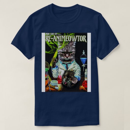 Katzen-Animator T-Shirt (Design vorne)