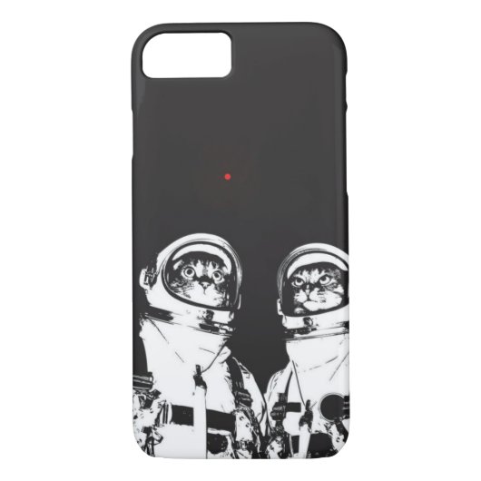 Katzen-Astronaut Case-Mate iPhone Hülle (Rückseite)